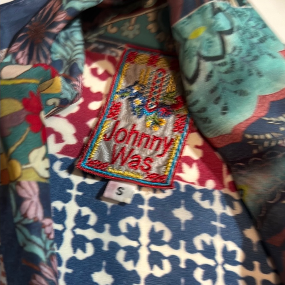 Johnny Was Multicolor Patchwork Jacket - image 2